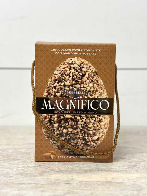 Condorelli Dark Chocolate Easter Egg With Toasted Almonds, 230g