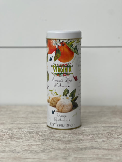 Virginia Soft Orange Amaretti Tin, 140g