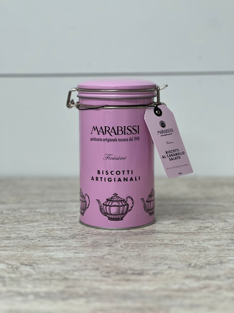 Marabissi Salted Caramel Artisan Biscotti (Tin), 200g