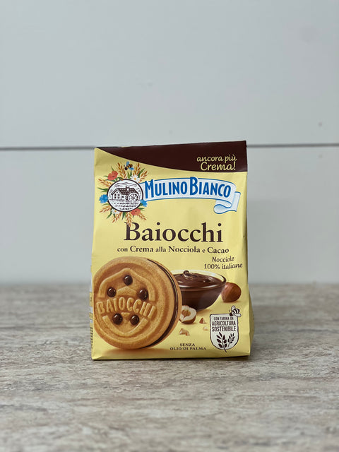 Mulino Bianco Baiocchi Biscuits With Hazelnut & Cocoa, 260g