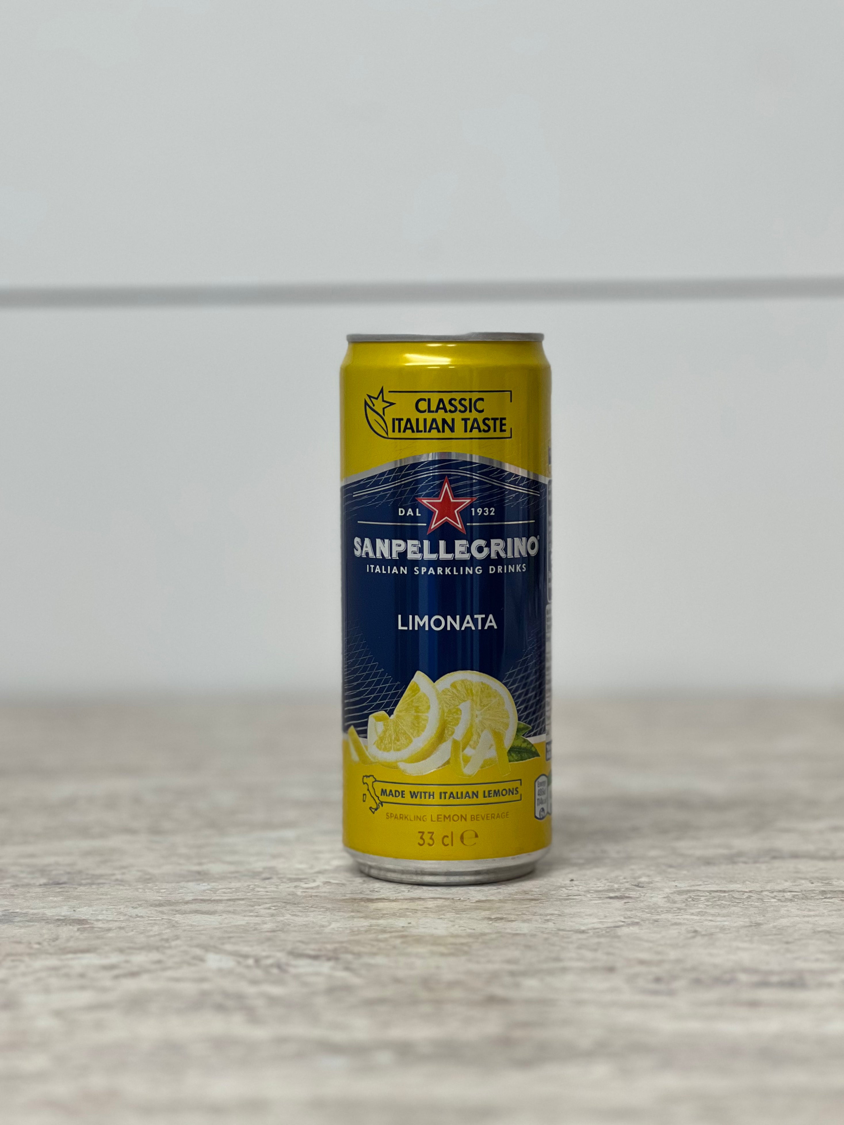 San Pellegrino Sparkling Water With Lemon, 33cl Nino's Italian Deli