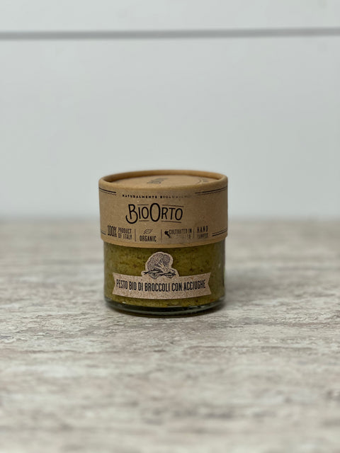 BioOrto Organic Broccoli Pesto With Anchovies, 180g