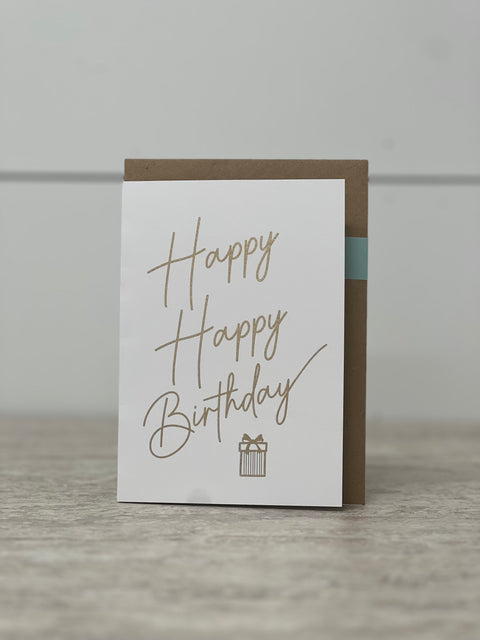 Greeting Card “Happy Happy Birthday”