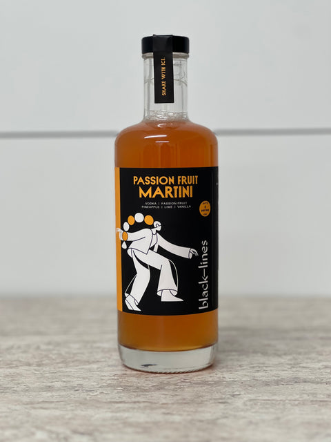 Black Lines Passion Fruit Martini, 50cl