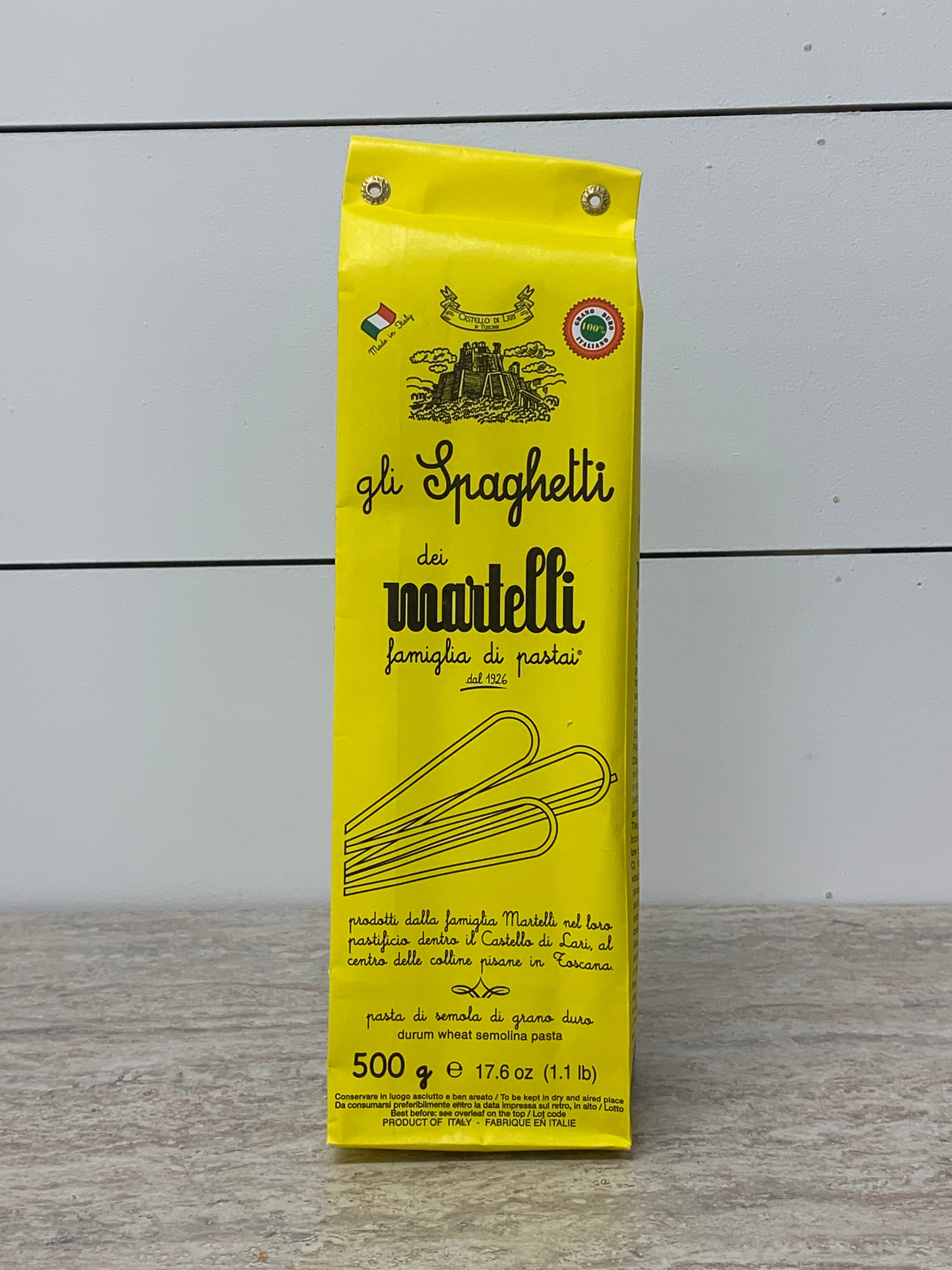 Martelli Spaghetti Pasta, 500g Nino's Italian Deli