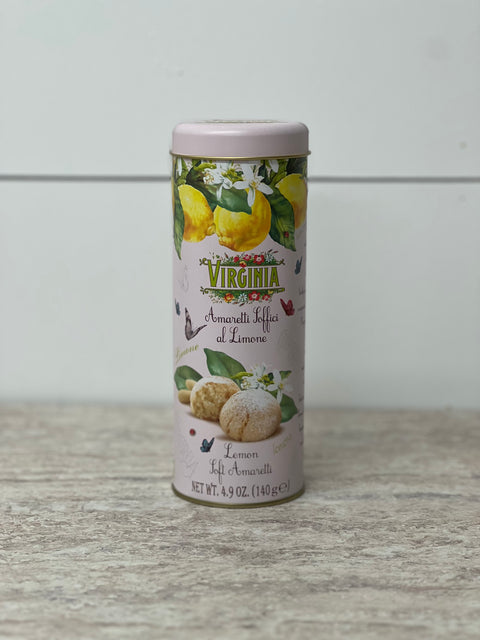 Virginia Soft Lemon Amaretti Tin, 140g