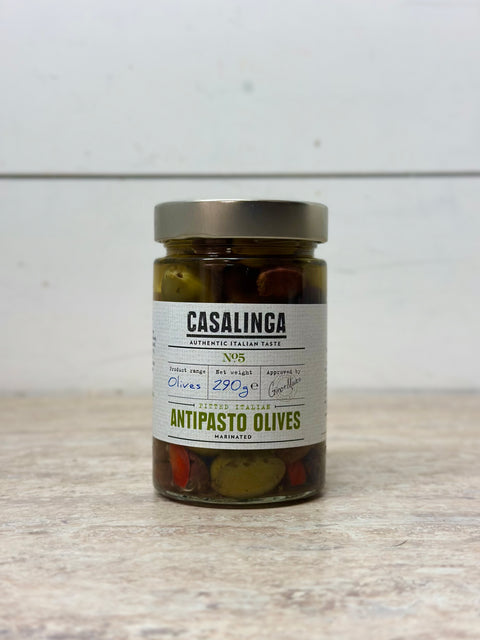 Casalinga Pitted Antipasti Marinated Olives, 290g
