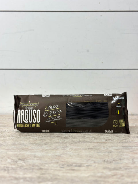Raguso Spaghetti with Squid Ink, 500g