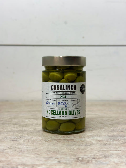 Casalinga Pitted Nocellara Olives In Brine, 300g