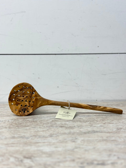 Naturally Med Olive Wood Slotted Spoon