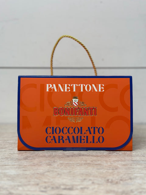 Panettone With White Chocolate Chips & Caramel Bonifanti, 750g