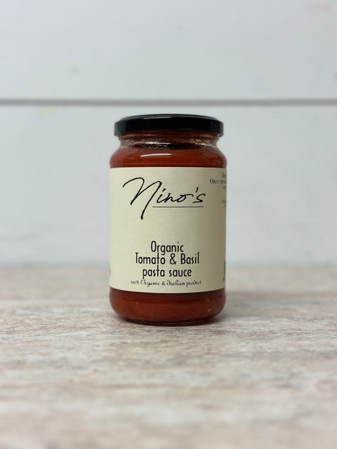 Nino’s Own Brand Organic Tomato and Basil Pasta Sauce, 340g