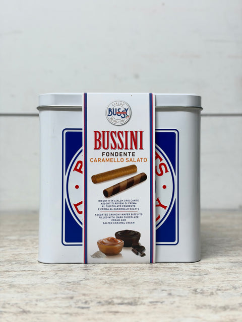 Bussy Bussini Assorted Wafers (Dark Chocolate & Salted Caramel), 400g