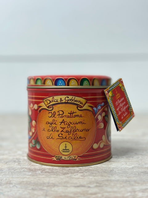 Dolce&Gabbana Panettone (Citrus Fruits& Saffron) (Tin), 100g + Gift Bag