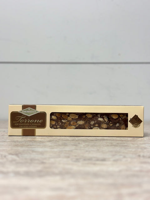 Torrone Chocolate Nougat - Almonds & Pistachio, 150g