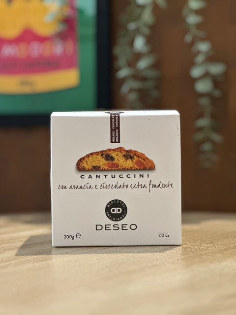 Deseo Cantuccini Biscuits With Candied Orange & Chocolate, 200g