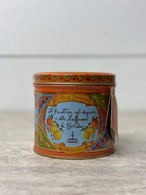 Dolce&Gabbana Panettone (Citrus Fruits& Saffron) (Tin), 100g + Gift Bag