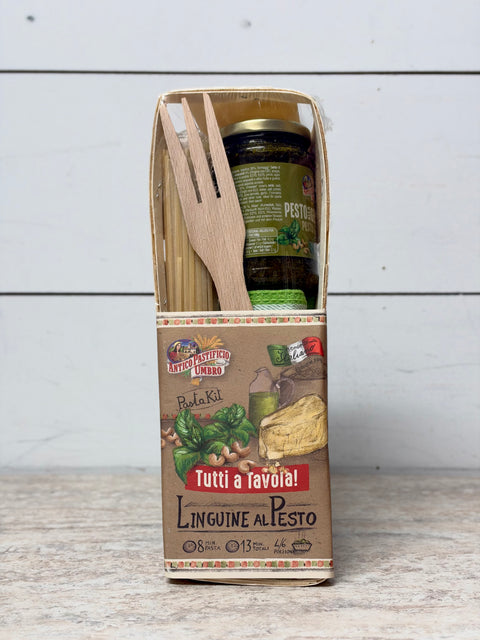 Antico Linguine Al Pesto Gift Set, 400g + 280g + 30g