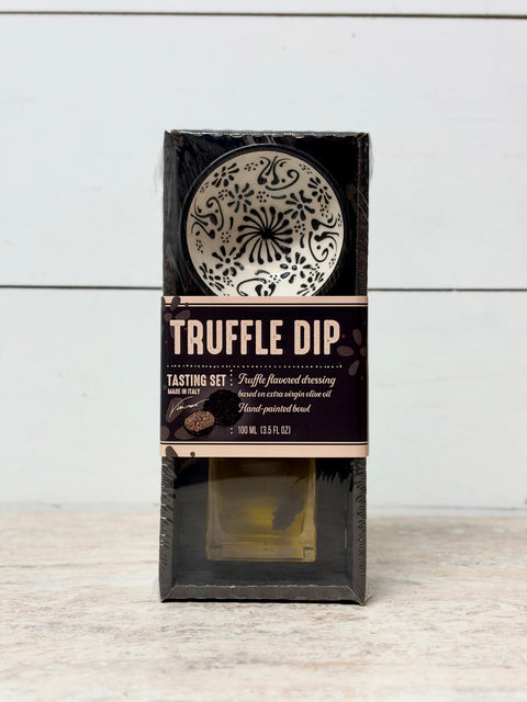 Antico Truffle Oil Dipping Set, 100ml (With Hand-Painted Bowl)