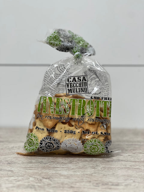 Casa Vecchio Mulino Finestrotti Crackers With Rosemary, 250g