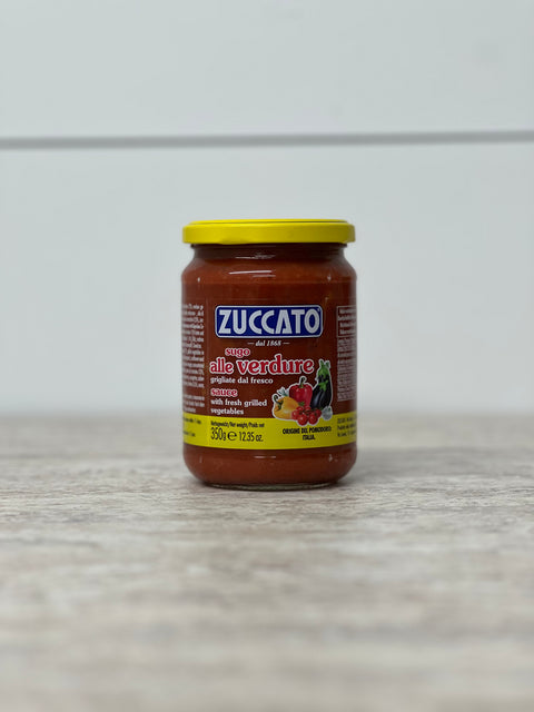 Zuccato Sauce With Fresh Grilled Vegetables, 350g