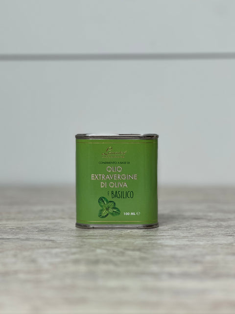 Lamantea Extra Virgin Olive Oil With Basil, 100ml