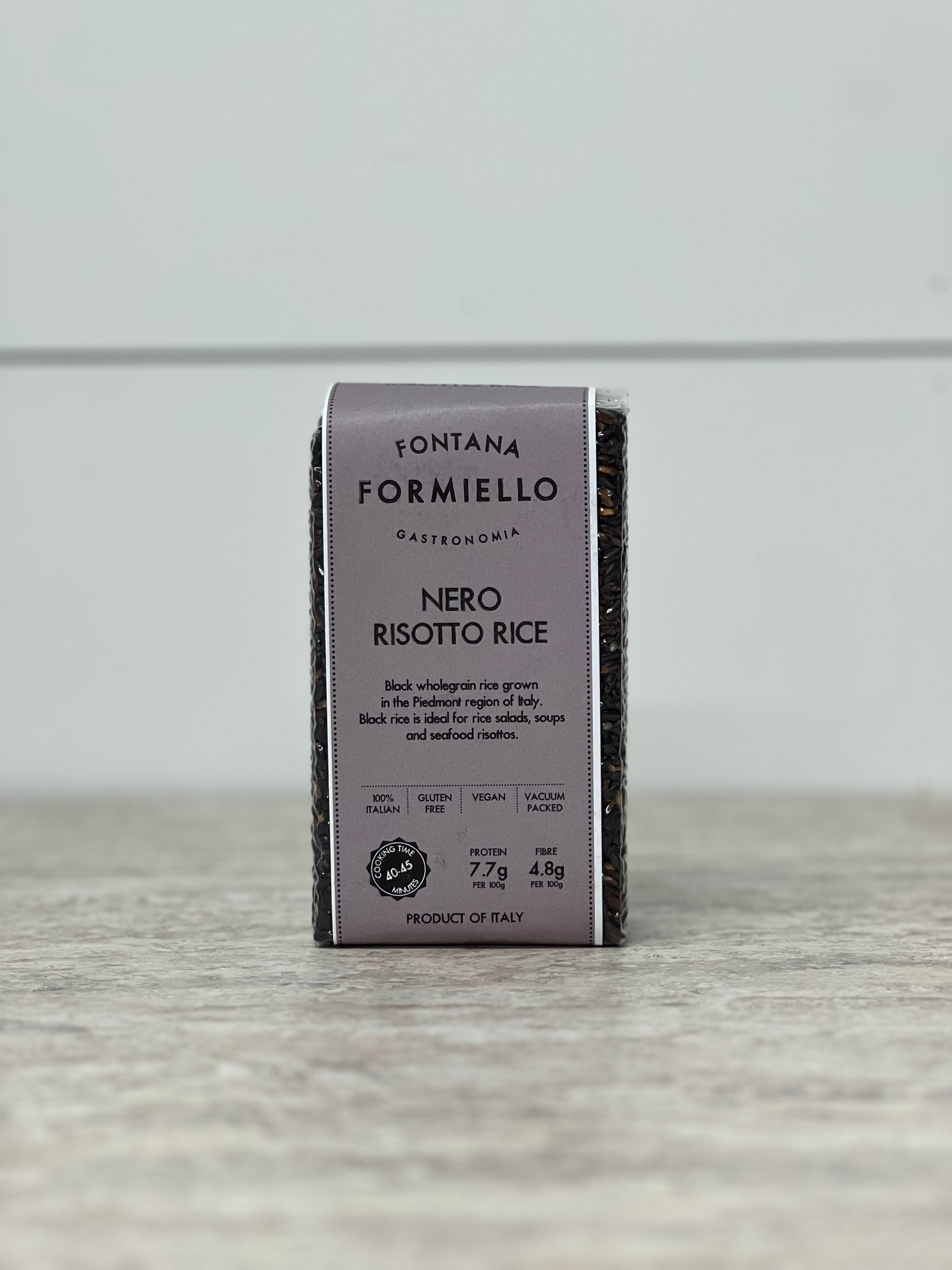 Fontana Formiello Black Risotto Rice, 500g – Nino's Italian Deli