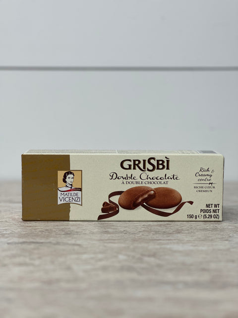 Grisbi Biscuits With Double Chocolate Filling, 150g