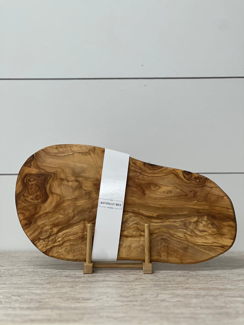 Naturally Med Olive Wood Chopping Board, 40cm